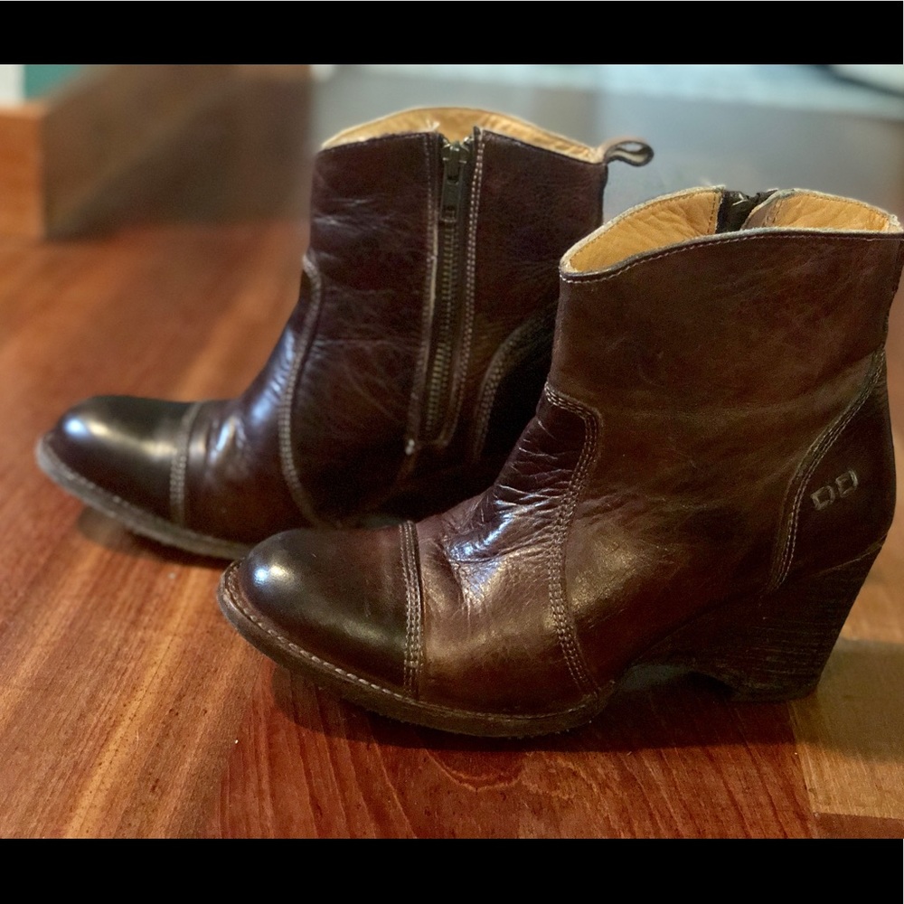 Bed Stu Gentry Teak Rustic Ankle Boots